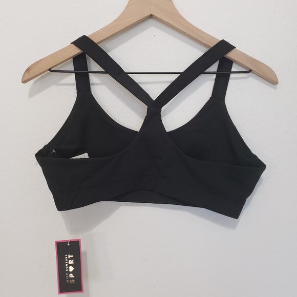 Juicy Couture SIZE S Black Sports Racerback Cross Back Fitness Workout - Picture 13 of 14